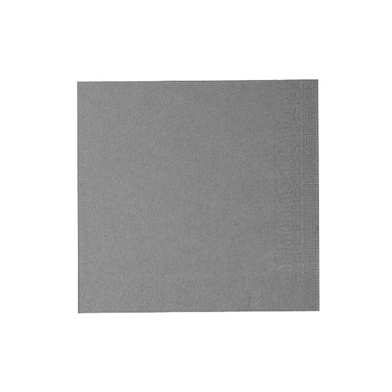 Serviettes de Table Tork Dinner Advanced - Cellulose et Gris - 3 couches - Pliées 1/4