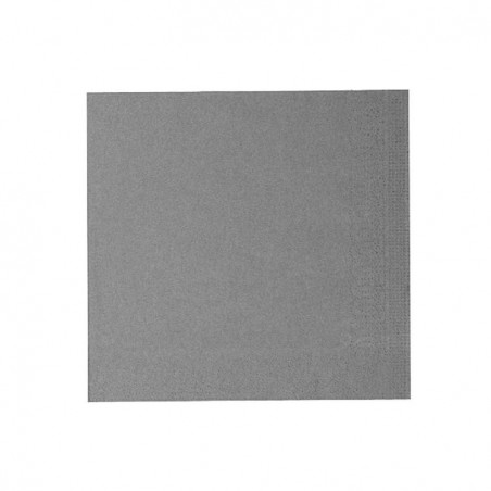 Serviettes de Table Tork Dinner Advanced - Cellulose et Gris - 3 couches - Pliées 1/4