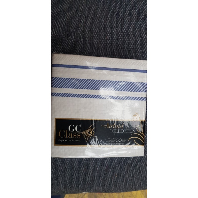 Serviette 1C Gc CLASS 40x40 Bistrot Bleu