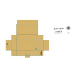 Carton Ondulé 3 mm brun 305*148*75 mm