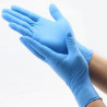 *Gants à Usage Unique Nitrile Bleu- non poudré - Taille XL
