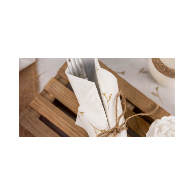 *Serviette  Gc 40x40 Alba  - 600uni Seil