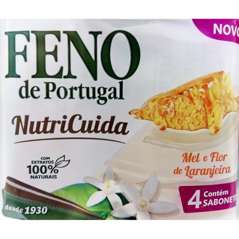 FENO Savon Solide aux Miel et Fleur d'Oranger - 4x90gr - Asd*