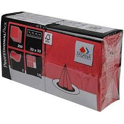 WT - Serviette Fasana Rouge...