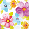 WT - Serviette Luana 40x40 1/4 3 couche tis. 600uni*