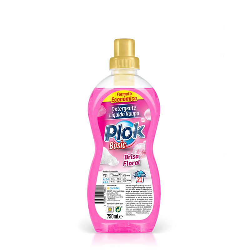 Carv -Lessive 0.750ml liquide Brise floral – 21D 9Un*