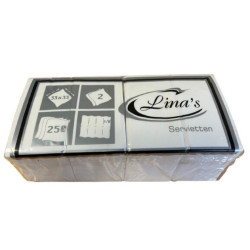 WT - Serviette Linas 33x33...