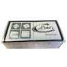 WT - Serviette Linas 33x33 2 plis 1/8 blanc 2000 uni*