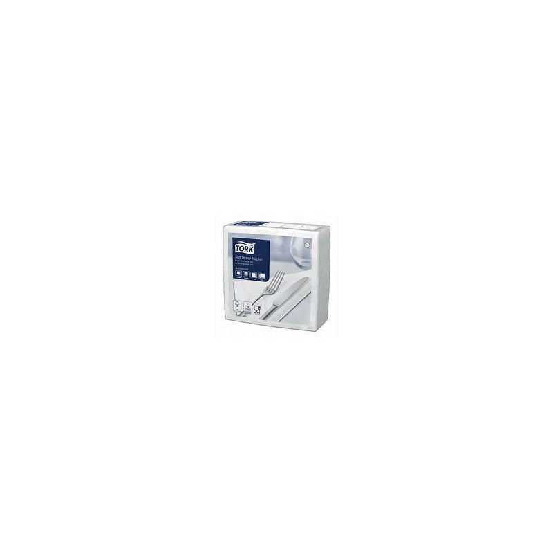 WT - Serviette Tork Blanc 1200uni 3 couches 1/4*