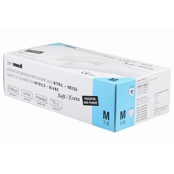Gants à usage unique en Nitril Extra Wemed - non poudré - Taille M