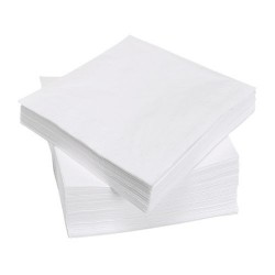 Serviette papier couleur blanc 2 plis 33*33